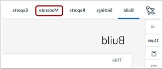 02 Click the Moderate tab